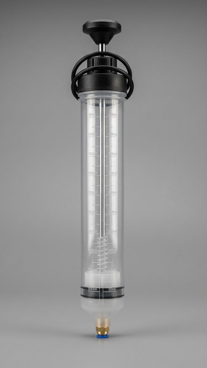 Quartsmith manual fluid extractor with both tube sizes